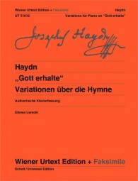 HAYDN J. - VARIACIONES GOTT ERHALTE URTEXT (FAC) - HOB.III/77 II