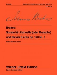 BRAHMS J. - SONATA MIb M URTEXT - OP.120 Nº2