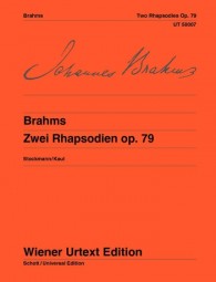 BRAHMS J. - RAPSODIAS URTEXT (2) - OP.79
