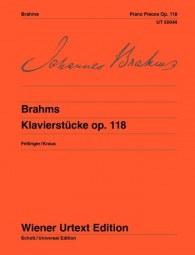 BRAHMS J. - PIEZAS URTEXT - OP.118