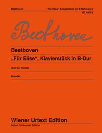 BEETHOVEN L.V. - PARA ELISA Y PIEZA PARA PIANO URTEXT