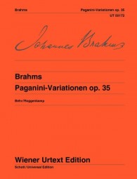 BRAHMS J. - VARIACIONES SOBRE TEMA DE PAGANINI OP.35 (URTEXT)