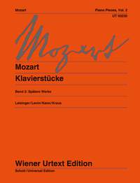 MOZART W.A. - PIEZAS  PIANO V.2 URTEXT