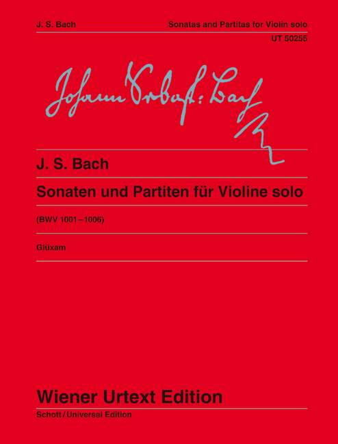 BACH J.S. - SONATAS Y PARTITAS (6) URTEXT - BWV.1001-1006 (VIOLIN)