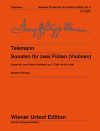 TELEMANN G.P. - SONATAS PARA DOS FLAUTAS (6) URTEXT op. 2 TWV 40:101-106