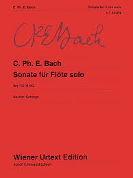 BACH C.P.E. - SONATA LA m FLAUTA SOLA Wq 132/H 562 URTEXT