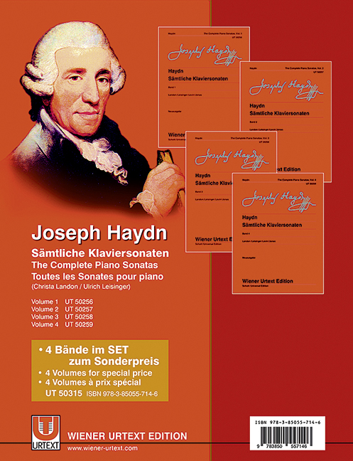 HAYDN J. - SONATAS COMPLETAS PIANO URTEXT