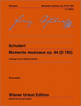 SCHUBERT F. - MOMENTOS MUSICALES OP.94 D 780 URTEXT