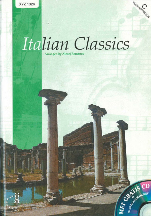 ALBUM .- Italian Classics (+CD) for violin (or accordeon) and piano