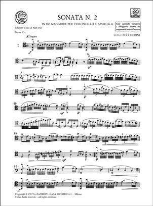 BOCCHERINI L. - SONATAS Nº 2/3 (G.5 Y G.6) DO M Y SOL M 3