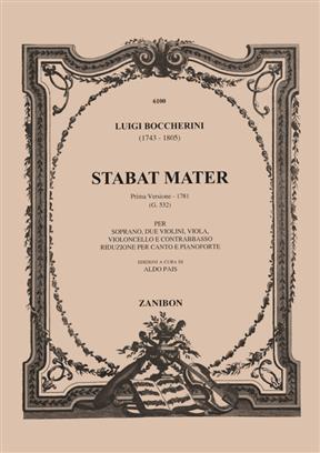 BOCCHERINI L. - STABAT MATER - OP.61 (G.532) (1º VERSION -1781)