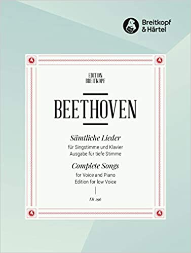 BEETHOVEN L.V. - LIEDER SELECCION VOZ GRAVE