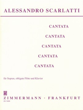 SCARLATTI A. - CANTATA SOLITUDINE AVVENE (SOP/FL/ P)