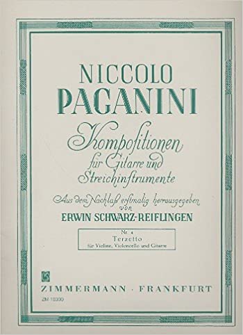 PAGANINI N. - TERZETTO RE M (VIOLIN/CELLO/GUITARRA)