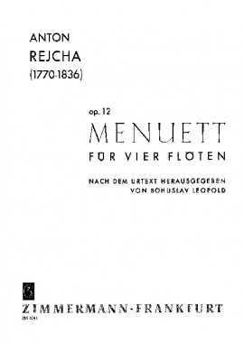 REICHA A. - MINUETO OP.12 4 FLAUTAS