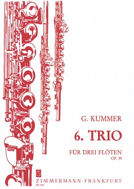 KUMMER G. - TRIO 6º OP.59 - 3FLAUTAS