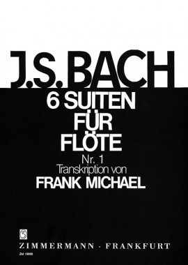 BACH J.S. - SUITE Nº 1 BWV1007 ORG.CELLO (FLAUTA)