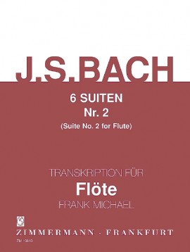 BACH J.S. - SUITE Nº 2 BWV1008 FLAUTA (ORIG.CHELO)