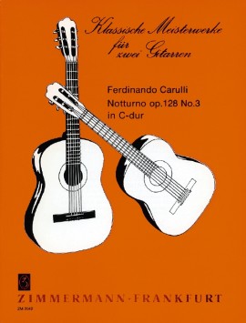 CARULLI F. - NOCTURNO DO M OP.128 Nº3 2 GUITARRAS