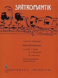 ANDERSEN J. - MINIATURAS OP.55.1 ELEGIA N.7 ALBUMBLATT N.3 NOTTURNO