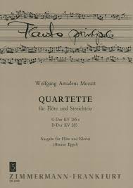 MOZART W.A. - CUARTETOSKV285A -KV285 FLAUTA Y PIANO