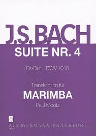 BACH J.S. - SUITE Nº4 MIbM BWV1010 MARIMBA