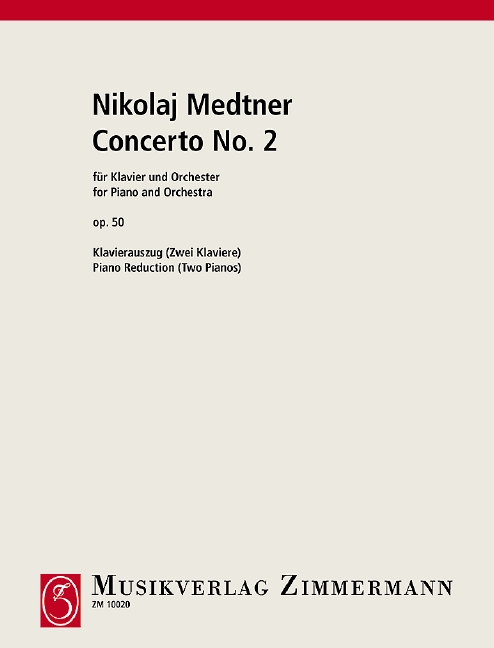 MEDTNER N. - CONCIERTO Nº2 - OP.50