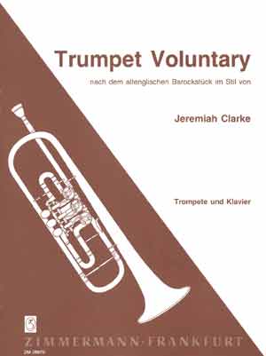 CLARKE J. - TRUMPET VOLUNTARY - TROMPETA Y PIANO