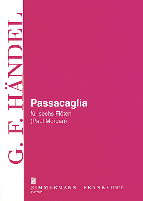 HANDEL G.F. - PASSACAGLIA 6 FLAUTAS