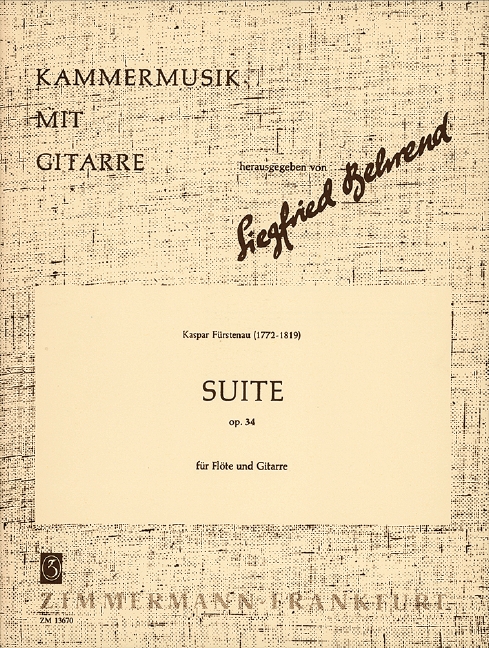FURSTENAU K. - SUITE - OP.34 (FL/G)