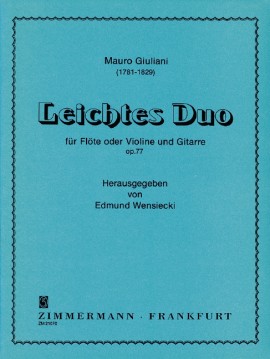 GIULIANI M. - PEQUEÑO DUO - OP.77