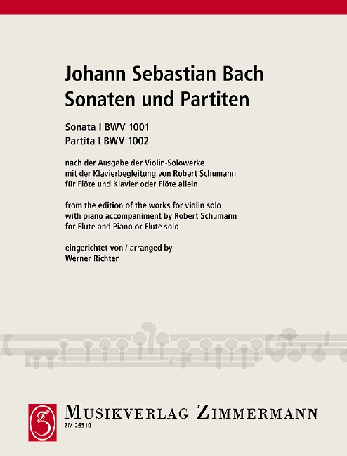 BACH J.S. - SONATA Nº1 Y PARTITA Nº1 - BWV.1001/1002