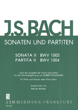 BACH J.S. - SONATA Nº2 Y PARTITA Nº2 - BWV.1003/1004