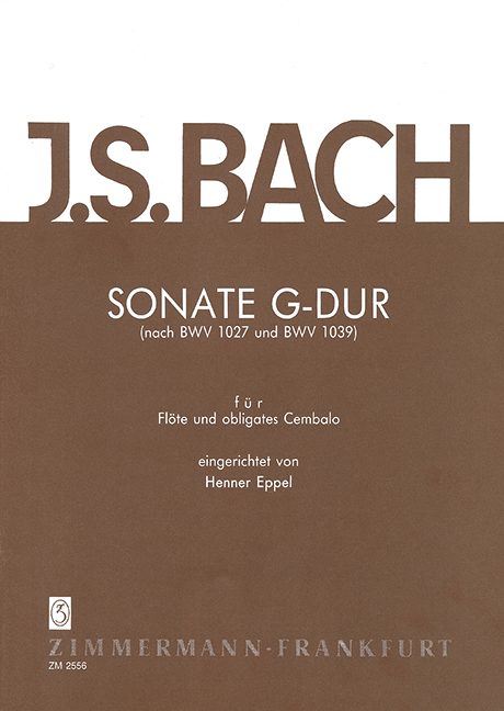 BACH J.S. - SONATA SOL M - BWV.1027/1039