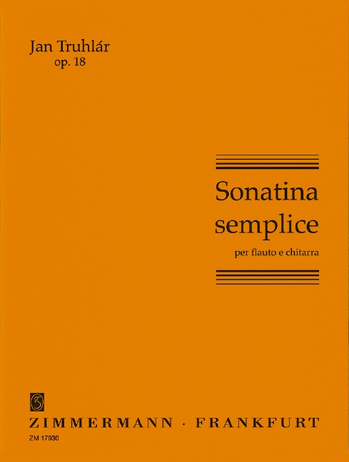 TRUHLAR J. - SONATINE SEMPLICE - OP.18 FL/G