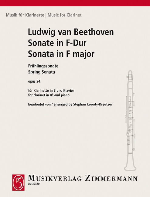 BEETHOVEN L.V. - SONATA Nº5 FA M PRIMAVERA - OP.24