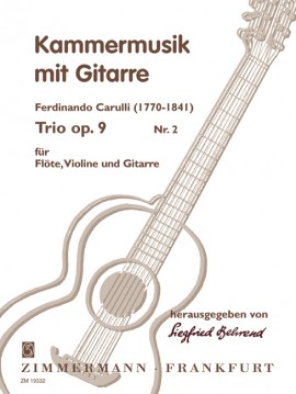 CARULLI F. - TRIO OP.9 Nº2 -FL/V/G