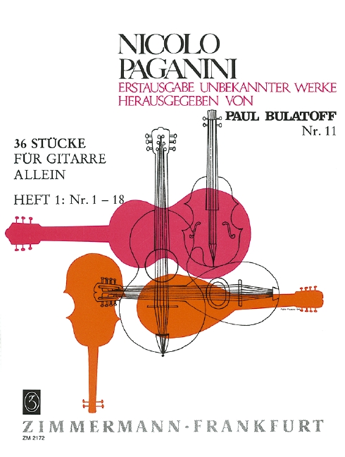 PAGANINI N. - PIEZAS V.1 (1-18) (36) -