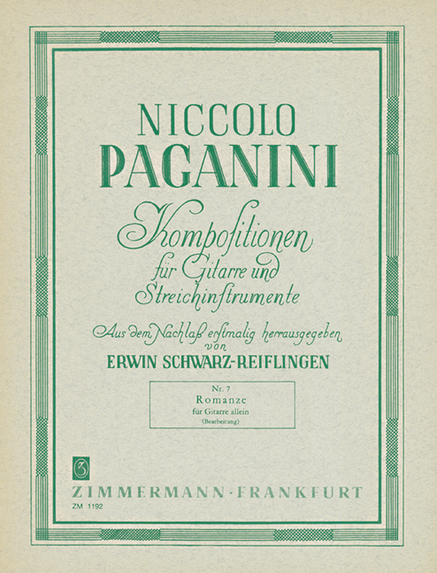PAGANINI N. - ROMANZA -