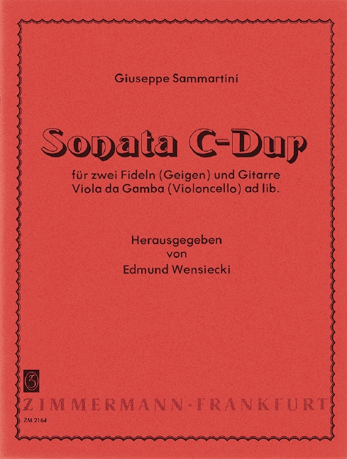 SAMMARTINI G.B. - SONATA DO M -