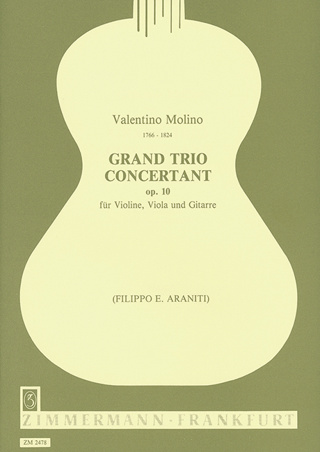 MOLINO V. - GRAN TRIO CONCERTANTE             V/VA/G - OP.10