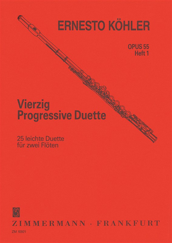 KOHLER E. - DUOS PROGRESIVOS V.1 (40) - OP.55
