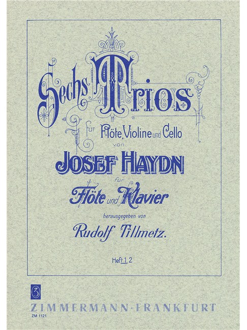 HAYDN J. - TRIOS FL/VL Y CHELO ARR. FLAUTA Y PIANO V.1