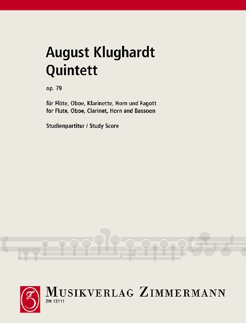 KLUGHARDT A. - QUINTETO OP.79 (FL/OB/CL/TR/FAGOT) BOLSILLO