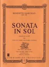 MARCELLO B. - SONATA SOL M -VIOLA Y GUITARRA