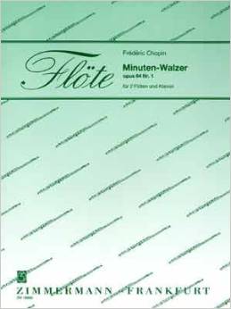 CHOPIN F. - VALS MINUTO OP.64 Nº1 2 FLAUTAS Y GUITARRA