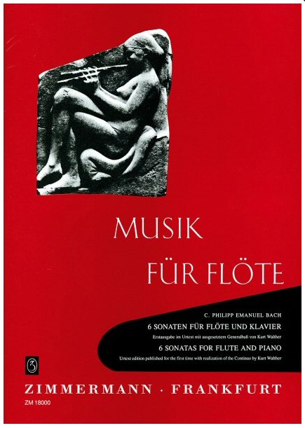 BACH C.P.E. - SONATAS ( 6) FLAUTA Y PIANO