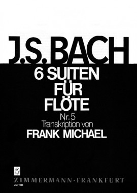BACH J.S. - SUITE Nº 5 BWV1011 ORG.CELLO (FLAUTA)