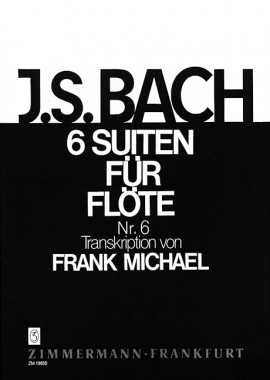 BACH J.S. - SUITE Nº 6 BWV1012 ORG.CELLO (FLAUTA)