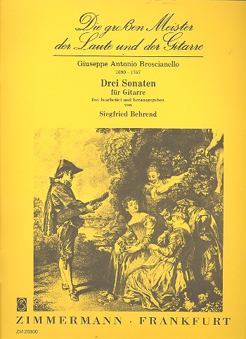 BRESCIANELLO S. - SONATAS (3) GUITARRA